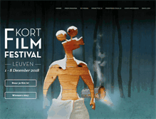 Tablet Screenshot of kortfilmfestival.be